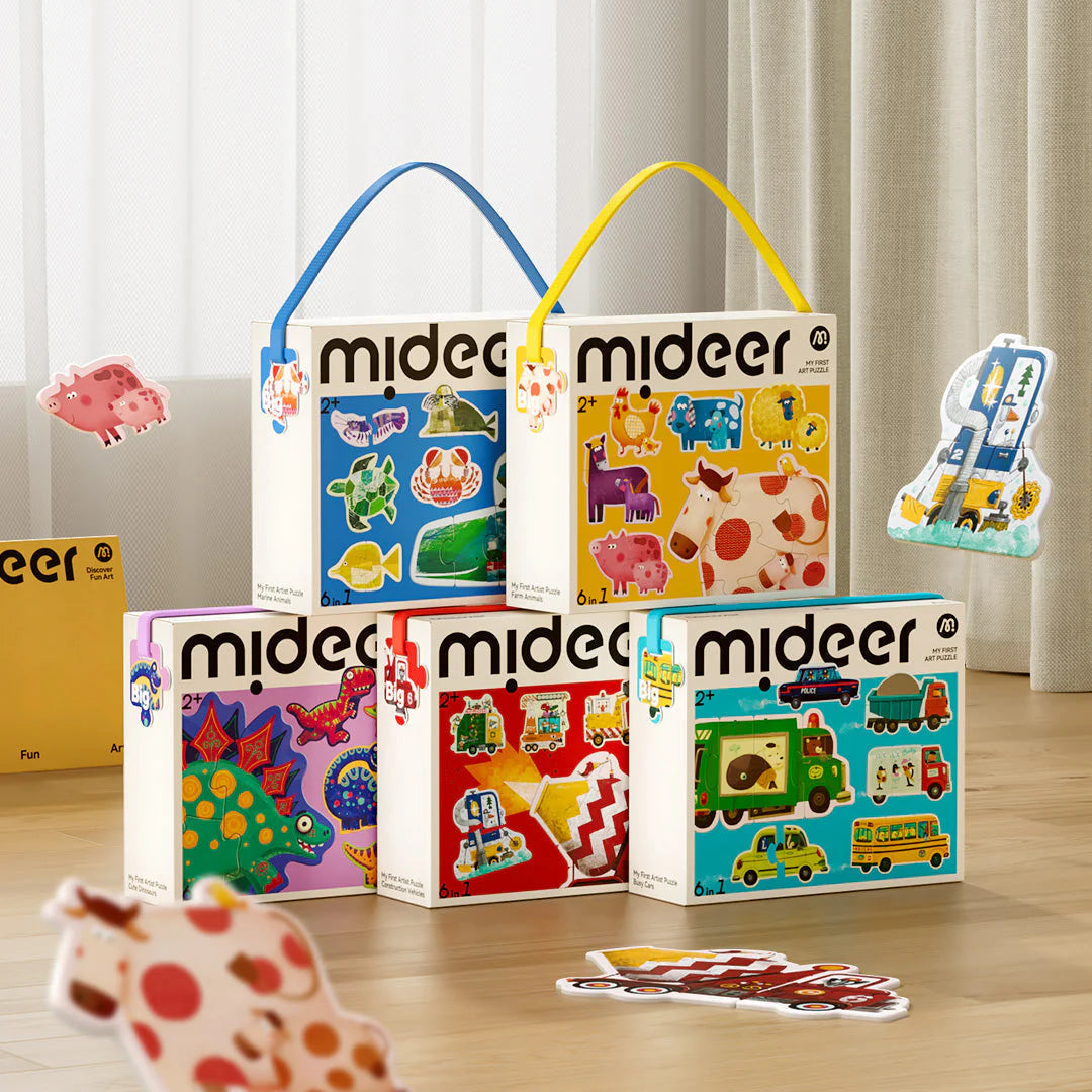 Dėlionių rinkinys 6in1 - Vandenyno gyventojai