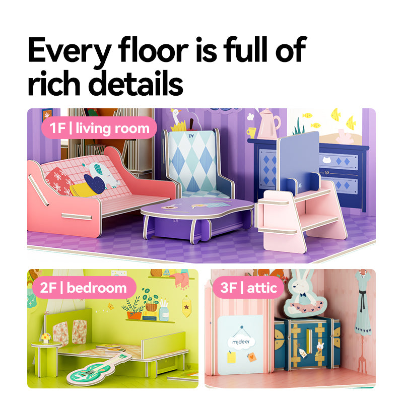 3D DĖLIONĖ / DIY LĖLIŲ NAMAS