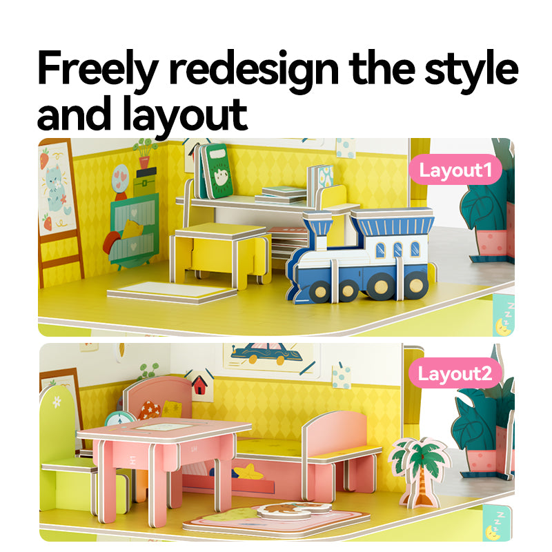 3D DĖLIONĖ / DIY LĖLIŲ NAMAS