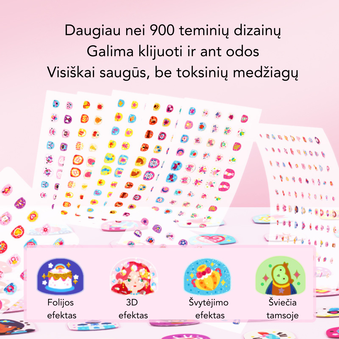 Trendy nail stickers - Princess theme