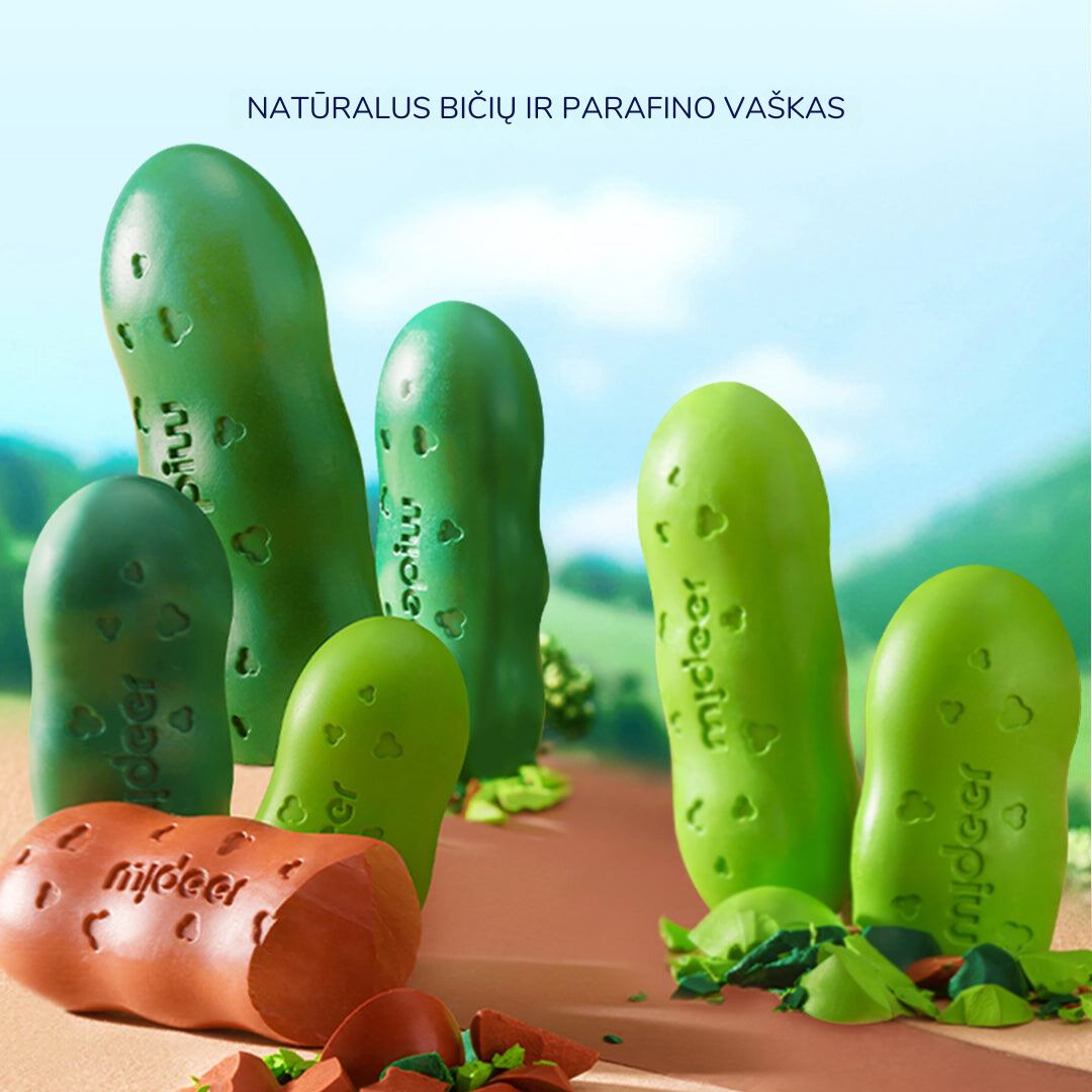 Beeswax crayon beans - 8 colors