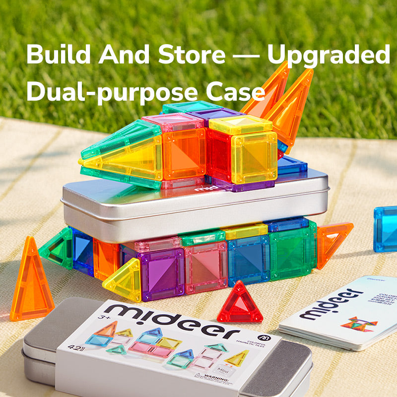 MINI MAGNETINIS KONSTRUKTORIUS METALINĖJE DĖŽUTĖJE