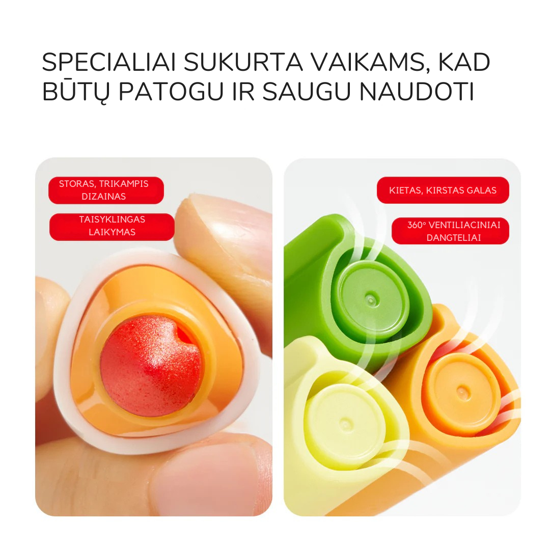 Vienpusiai nuplaunami flomasteriai - 36 Spalvos