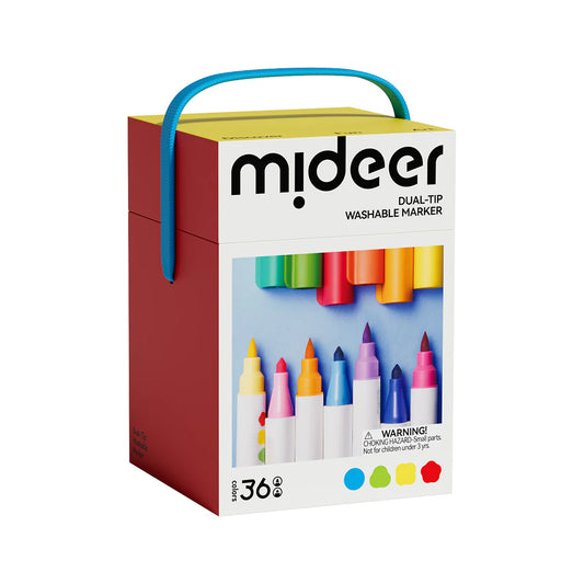 Dual-Tip Washable Markers – 36 Colors