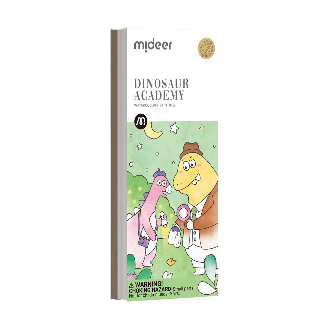 Vesivärityskirja Dinosaurusten akatemia