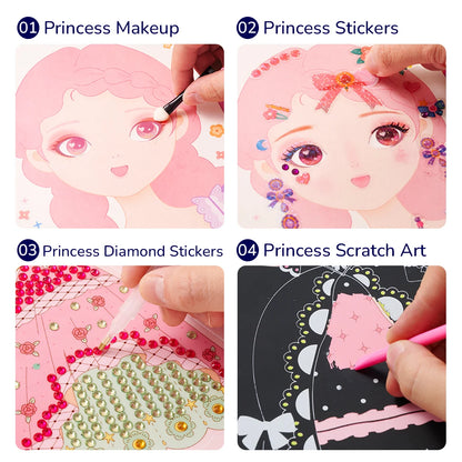 3in1 creative workshop set "Princess fantasy makeup" 