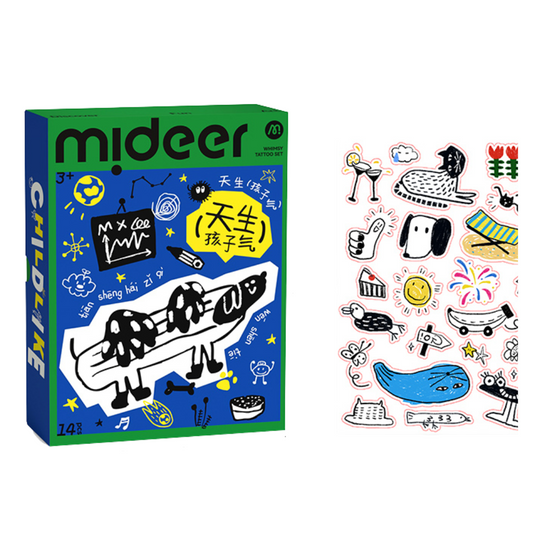 Tattoo and Sticker Set - MAXI Blue