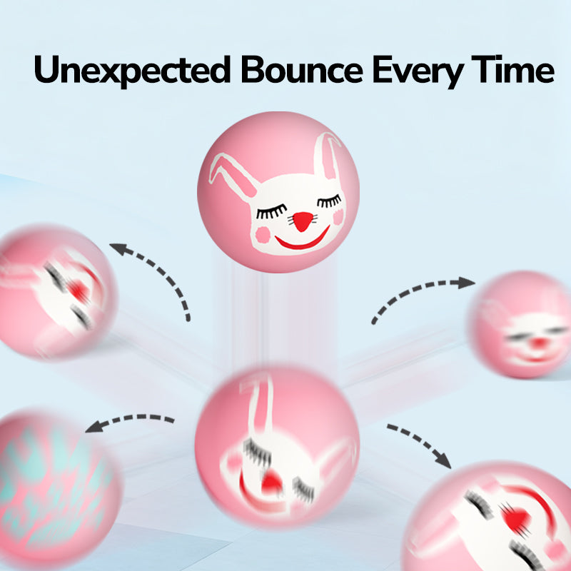 Sensorinis kamuoliukas Pink Bunny