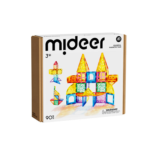 Magnetic Building Set - Prism - 90 Pieces