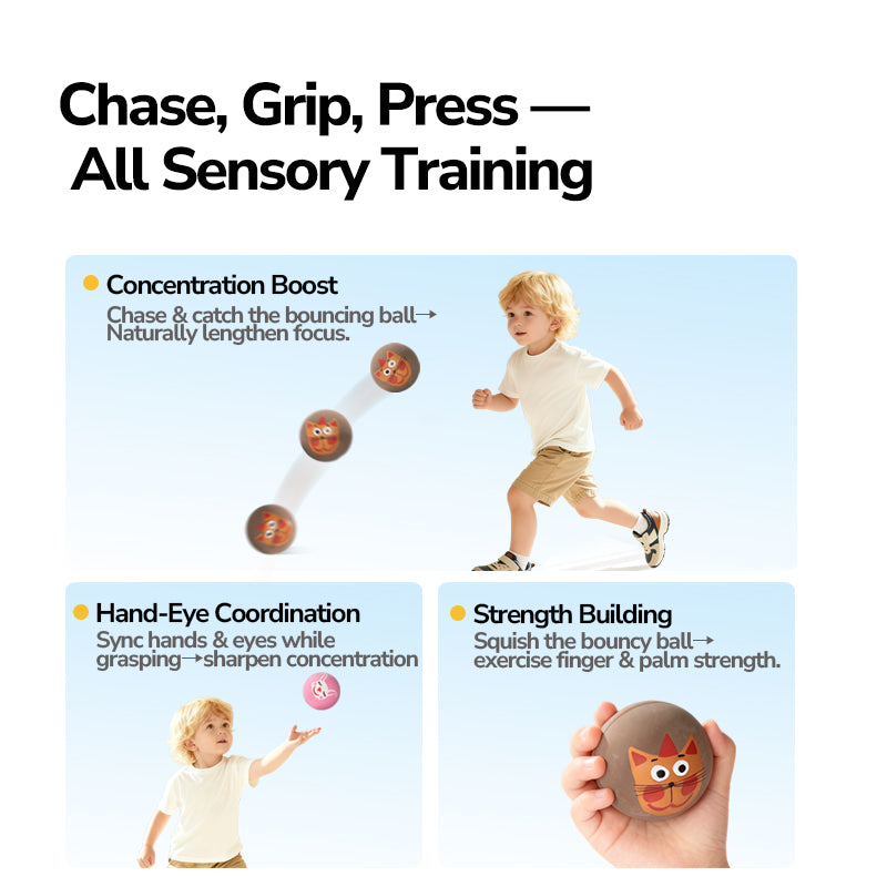 Sensory Ball - Cocoa Cat