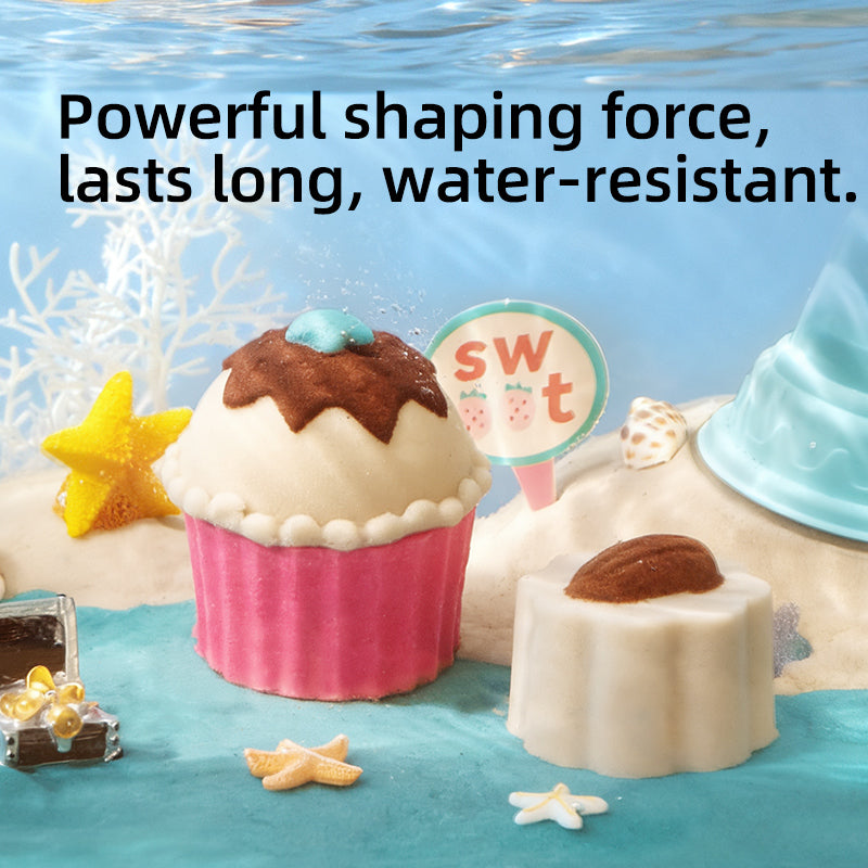 KINETINIO SMĖLIO ŽAIDIMŲ RINKINYS - DESERTŲ KLUBAS