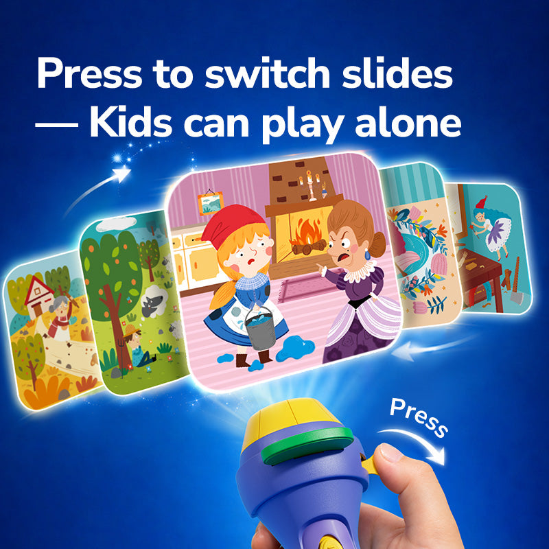 Children's flashlight - projector