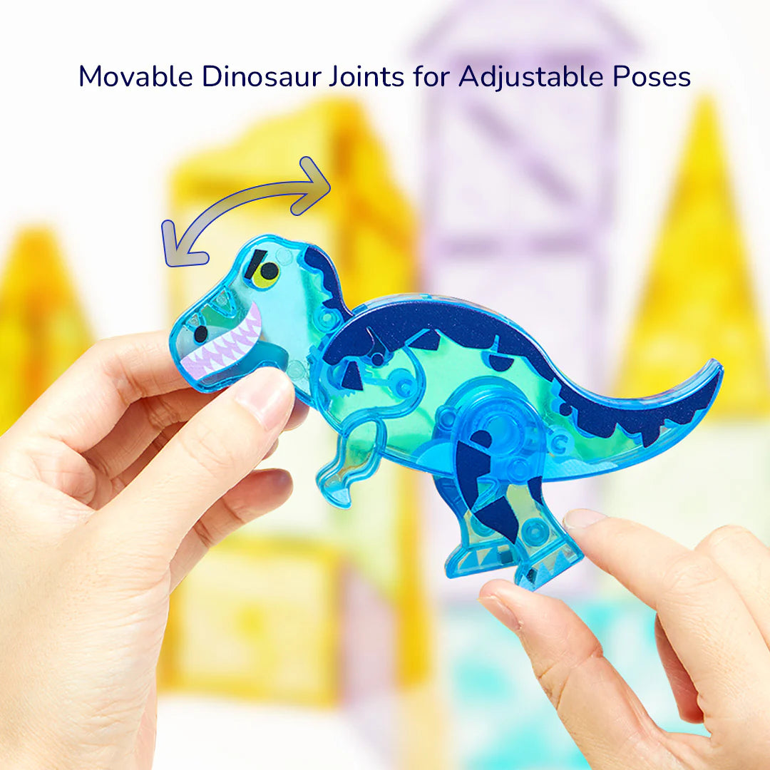 Magnetic Building Set - Dinosaurs - 48 Pieces
