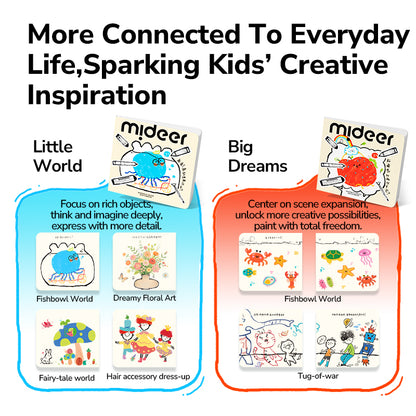 Kūrybinė piešimo knyga - Mažas pasaulis