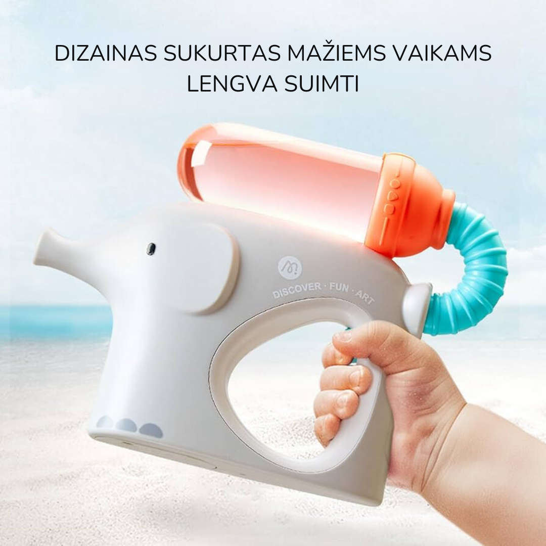 Elefantinmuotoinen vesipyssy - Sininen