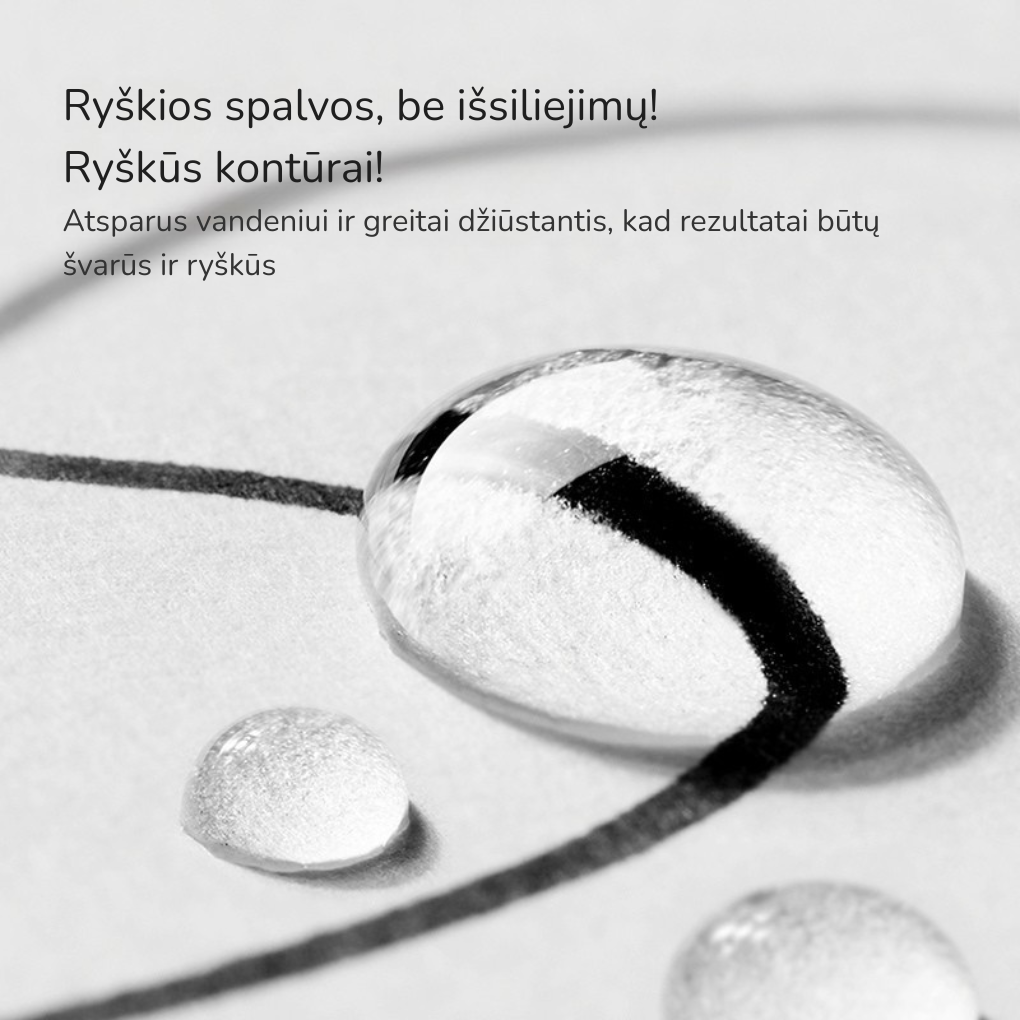 Kaksipäiset öljypohjaiset permanenttitussit - 3 kpl
