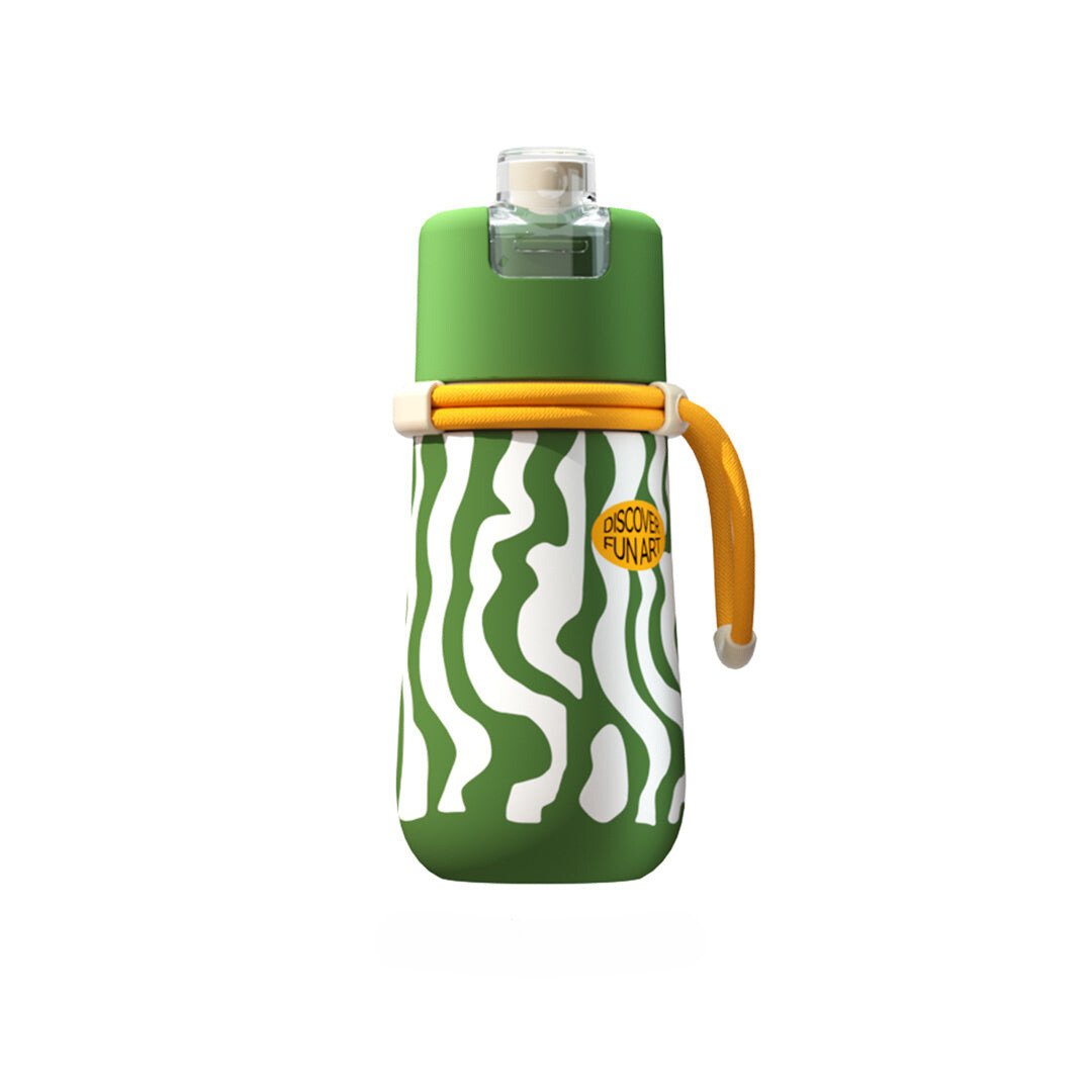 Viilentävä 2-in-1 suihkuttava juomapullo, 500 ml - Water Green