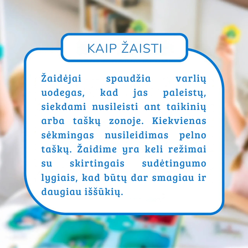 Interaktiivinen lautapeli - Hyppivät sammakot