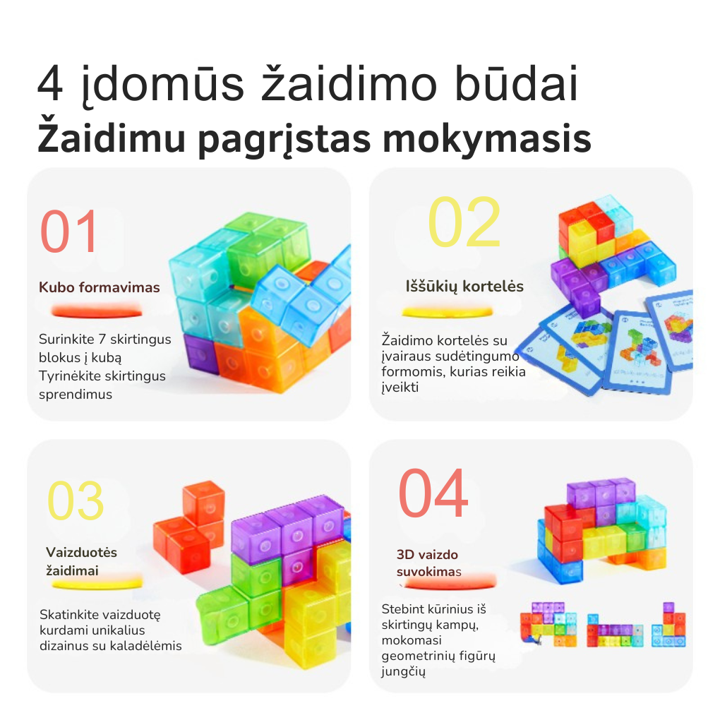 Mini Magnetic Cube Building Set