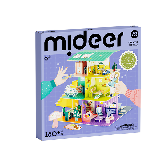 3D-palapeli ja DIY-nukkekoti