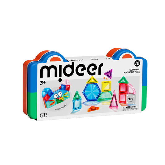 Mini Magnetic Building Set in a Metal Tin