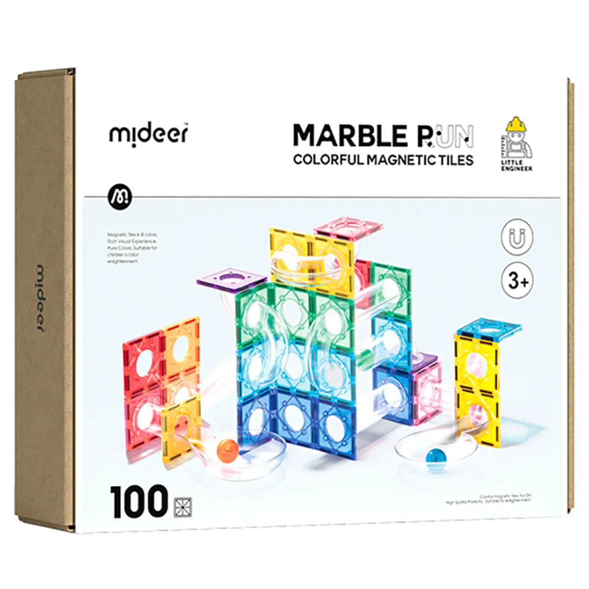 Magneettinen rakennussarja - Rata - 100 osaa