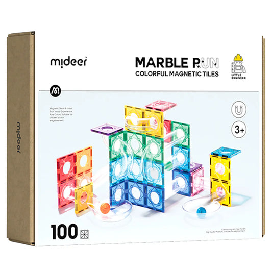 Magnetic Building Set - Track - 100 Pieces