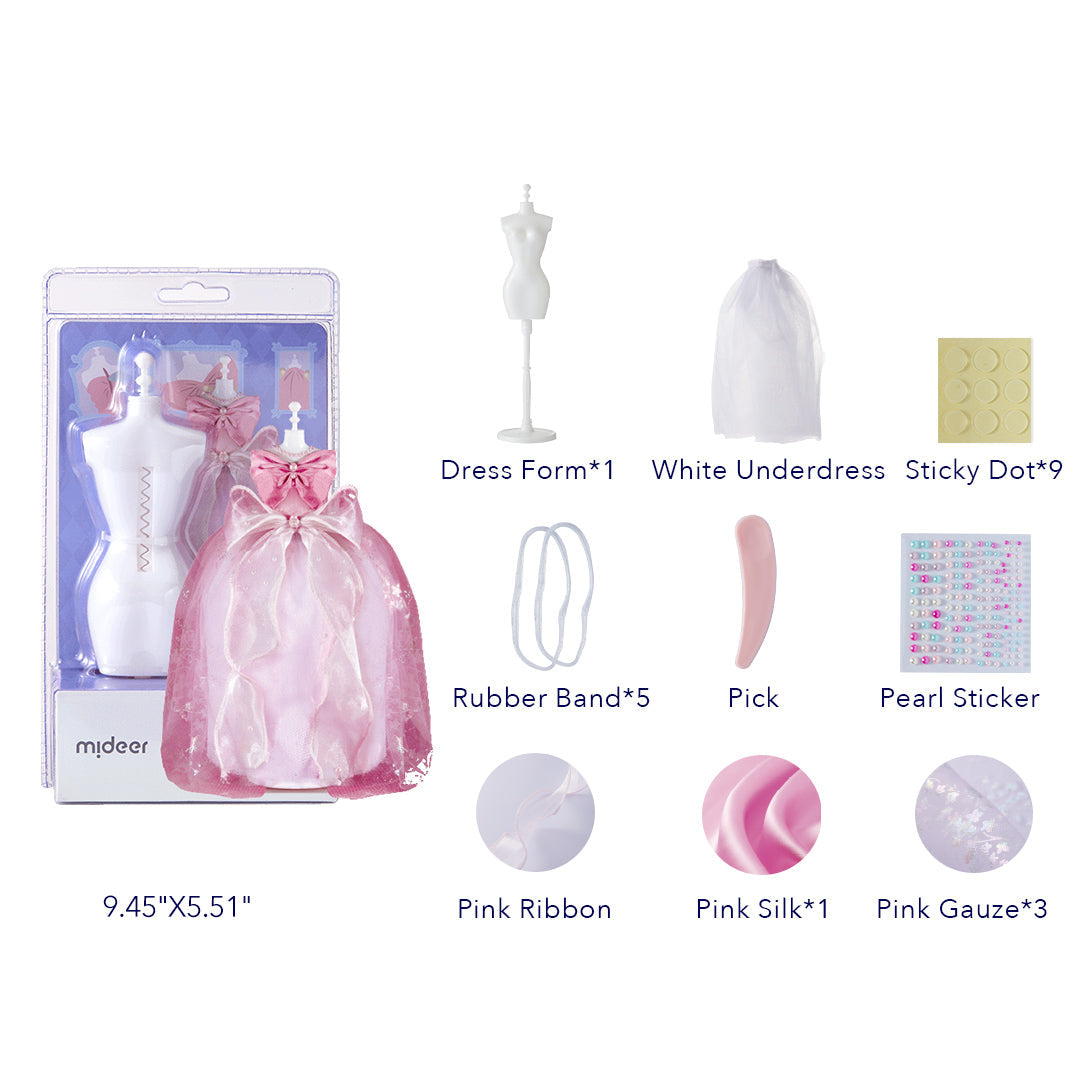 SUKNELĖS GAMYBOS RINKINYS - pink
